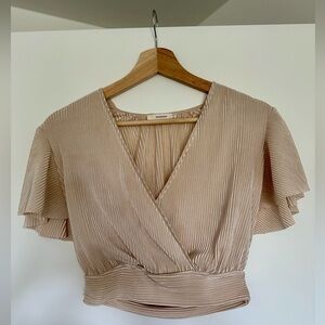 Reserved Rose Gold/Champagne Colored Blouse